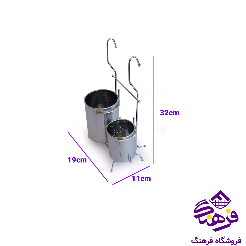 جاقاشق استیل دوقلو اسمان 136