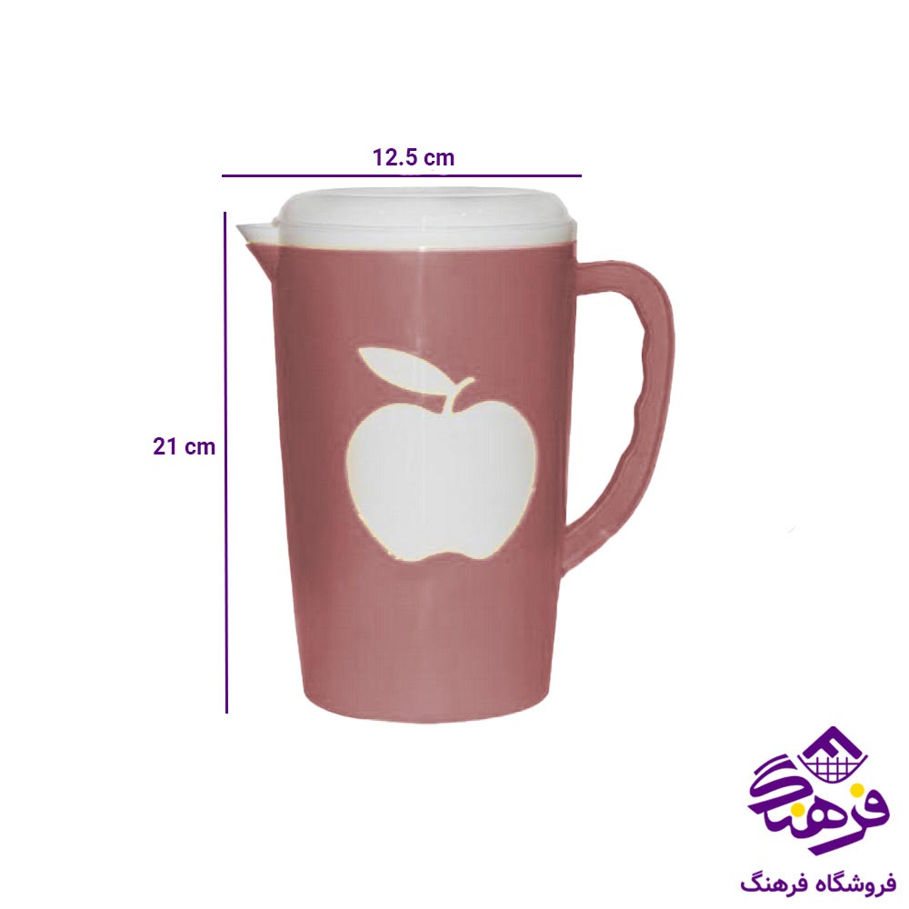 پارچ اشکان مدل سیب دو رنگ