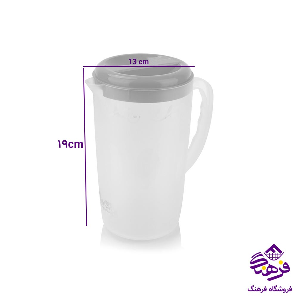 پارچ اشکان مدل گلرو شفاف