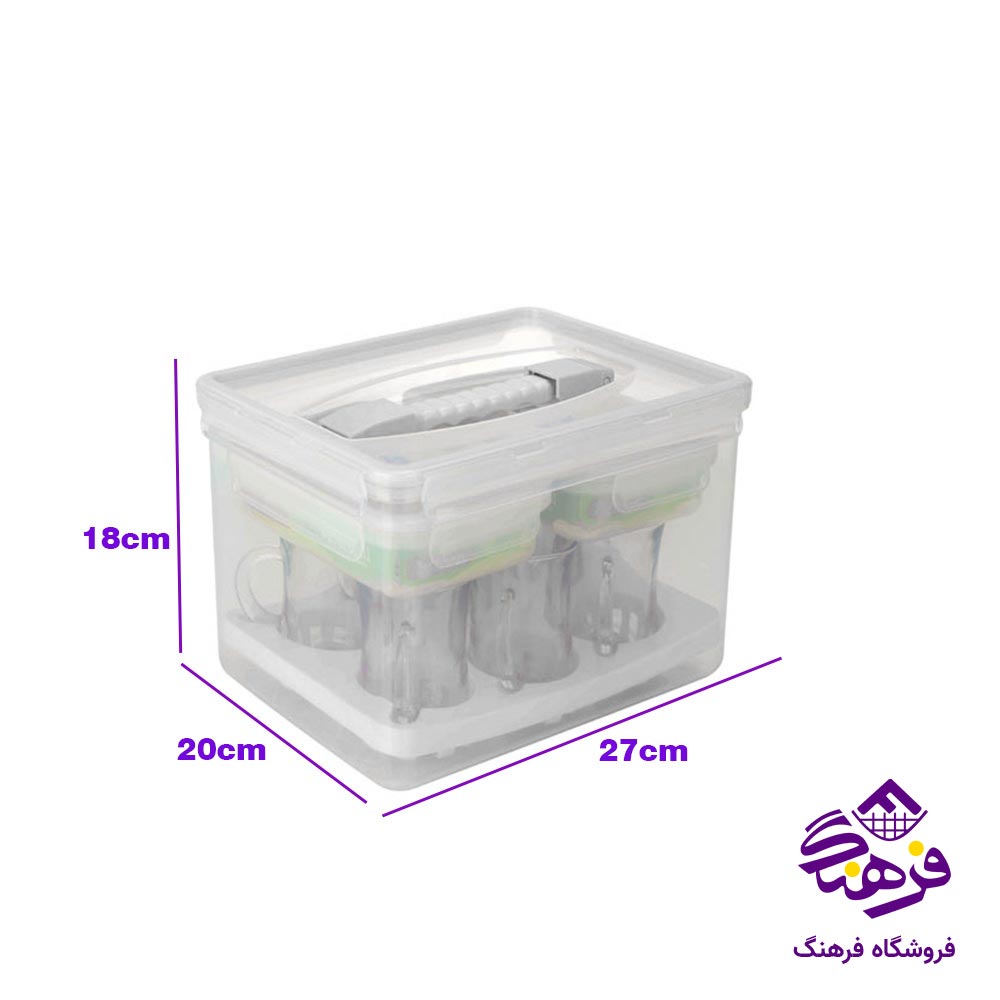 خرید سرویس چایخوری 6 نفره دلنار هومکت کد 3498