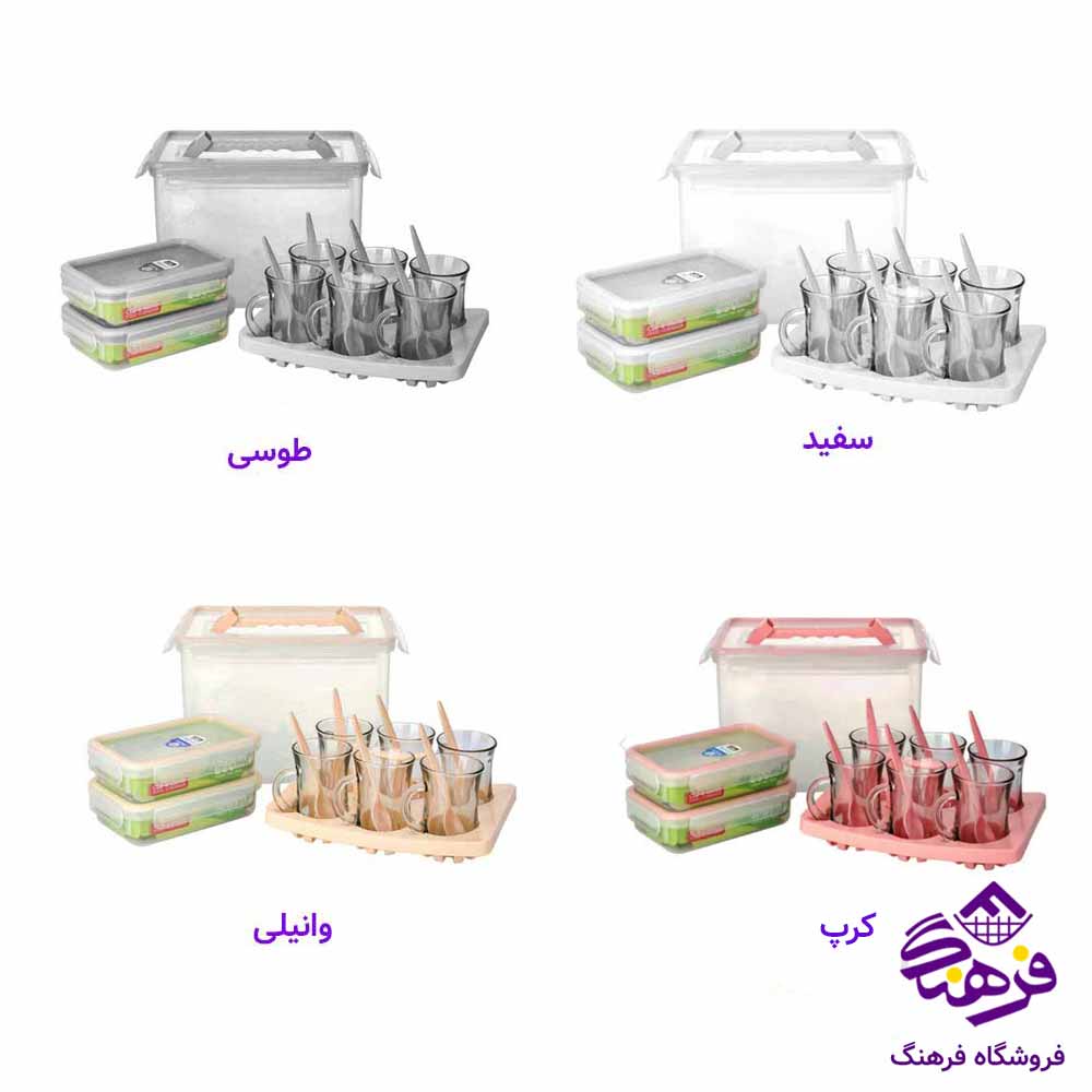 سرویس چای خوری 6 نفره دلنار هومکت 3498