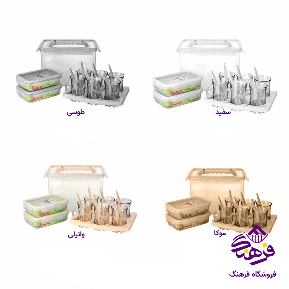 خرید سرویس چایخوری 6 نفره دلنار هومکت کد 3498