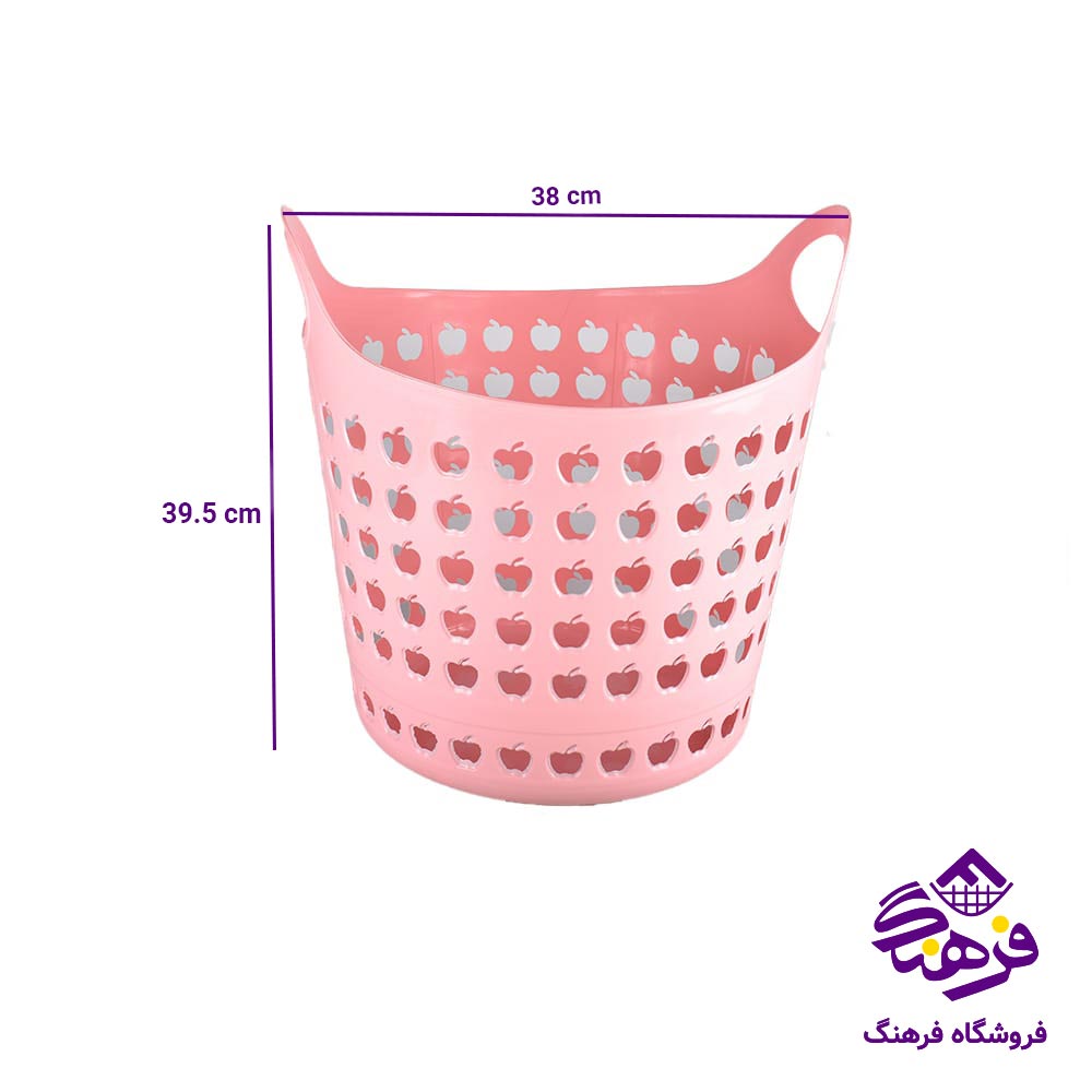 سبد رخت گرد اشکان مدل سیب 300 