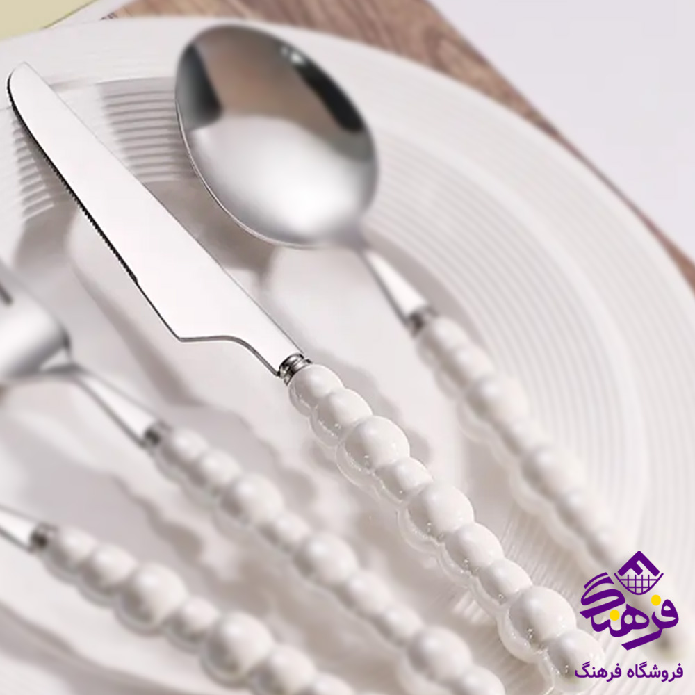 کارد میوه دسته مروارید 6عددی