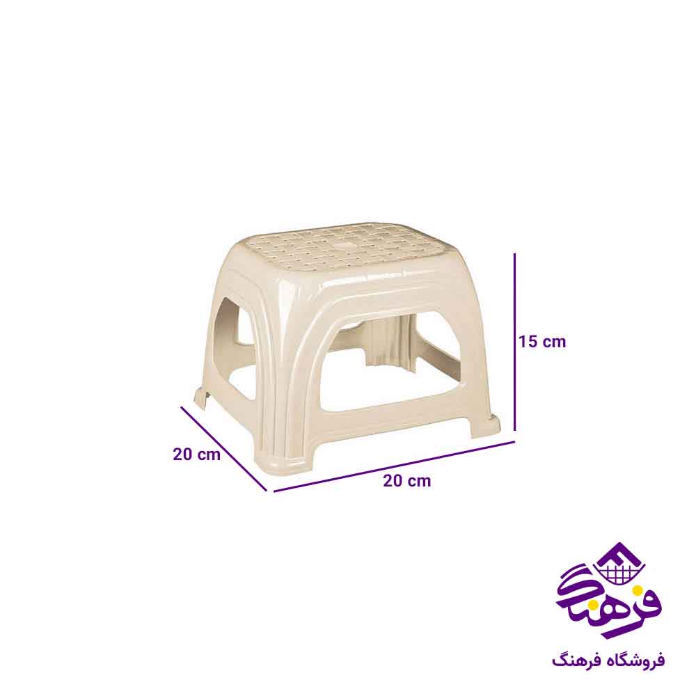 چهارپایه حمام حصیری 1 برند ناصر 2080