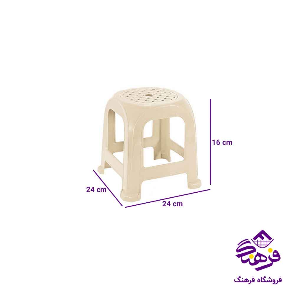 چهارپایه حمام حصیری2 برند ناصر 2100