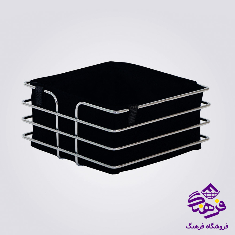 سبدنان کاوه مربع استيل
