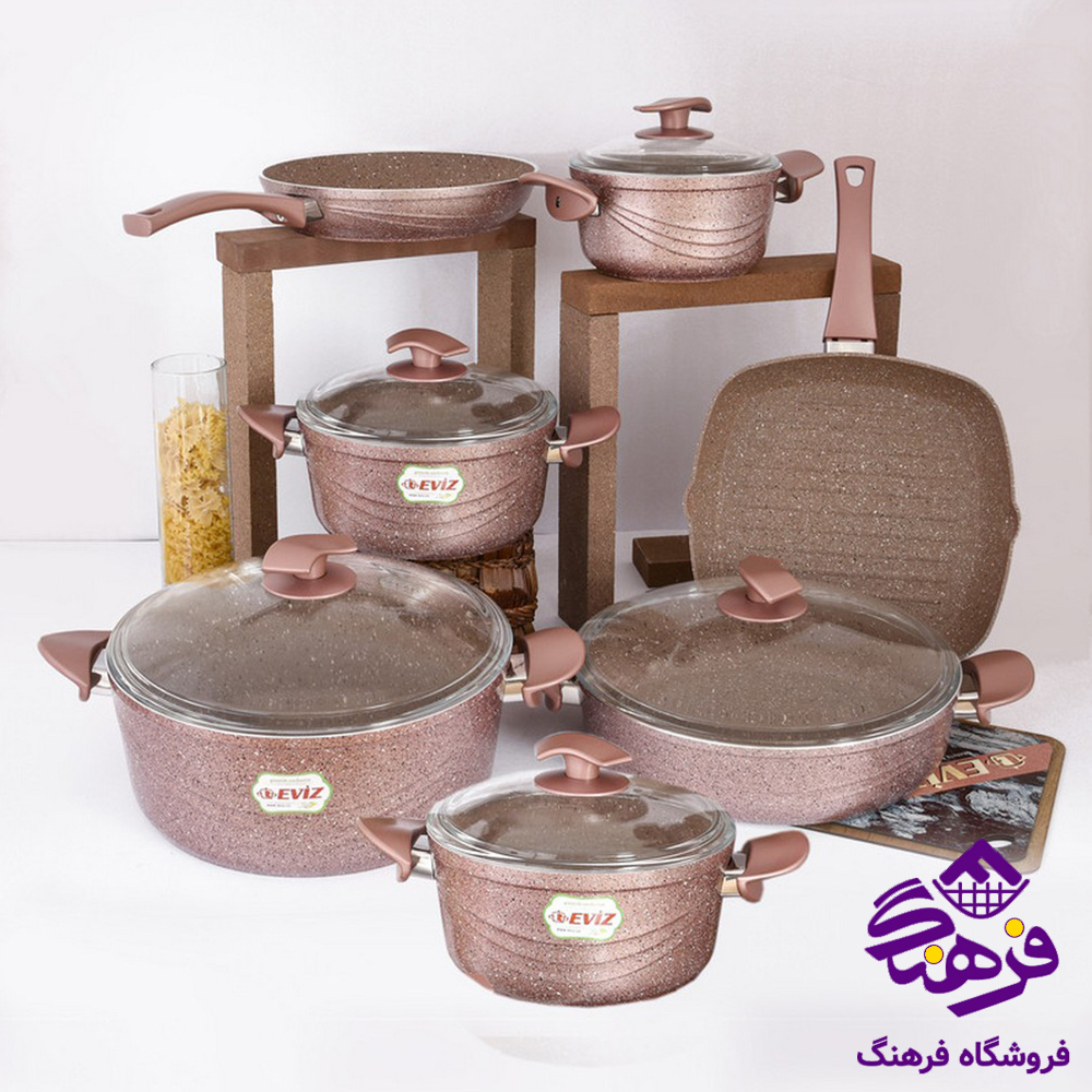 سرویس قابلمه پویان 12پارچه سووینگ Eviz