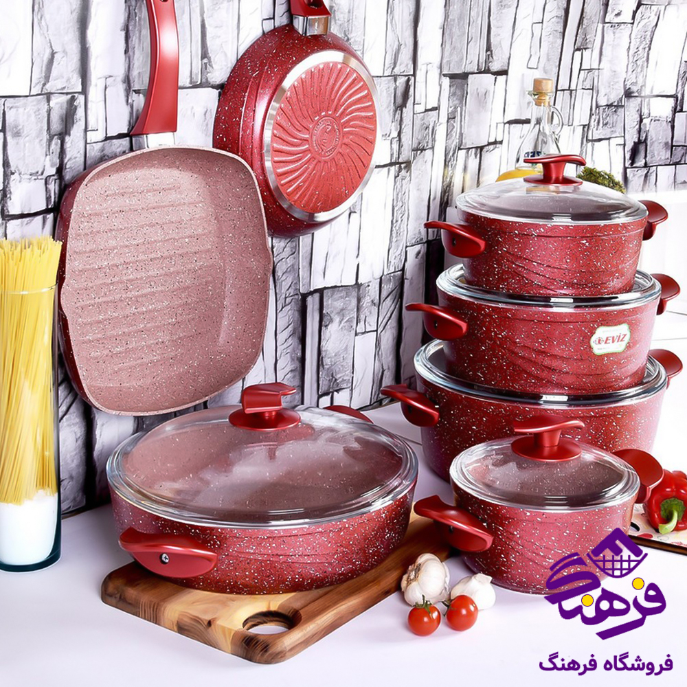 سرویس قابلمه پویان 12پارچه سووینگ Eviz