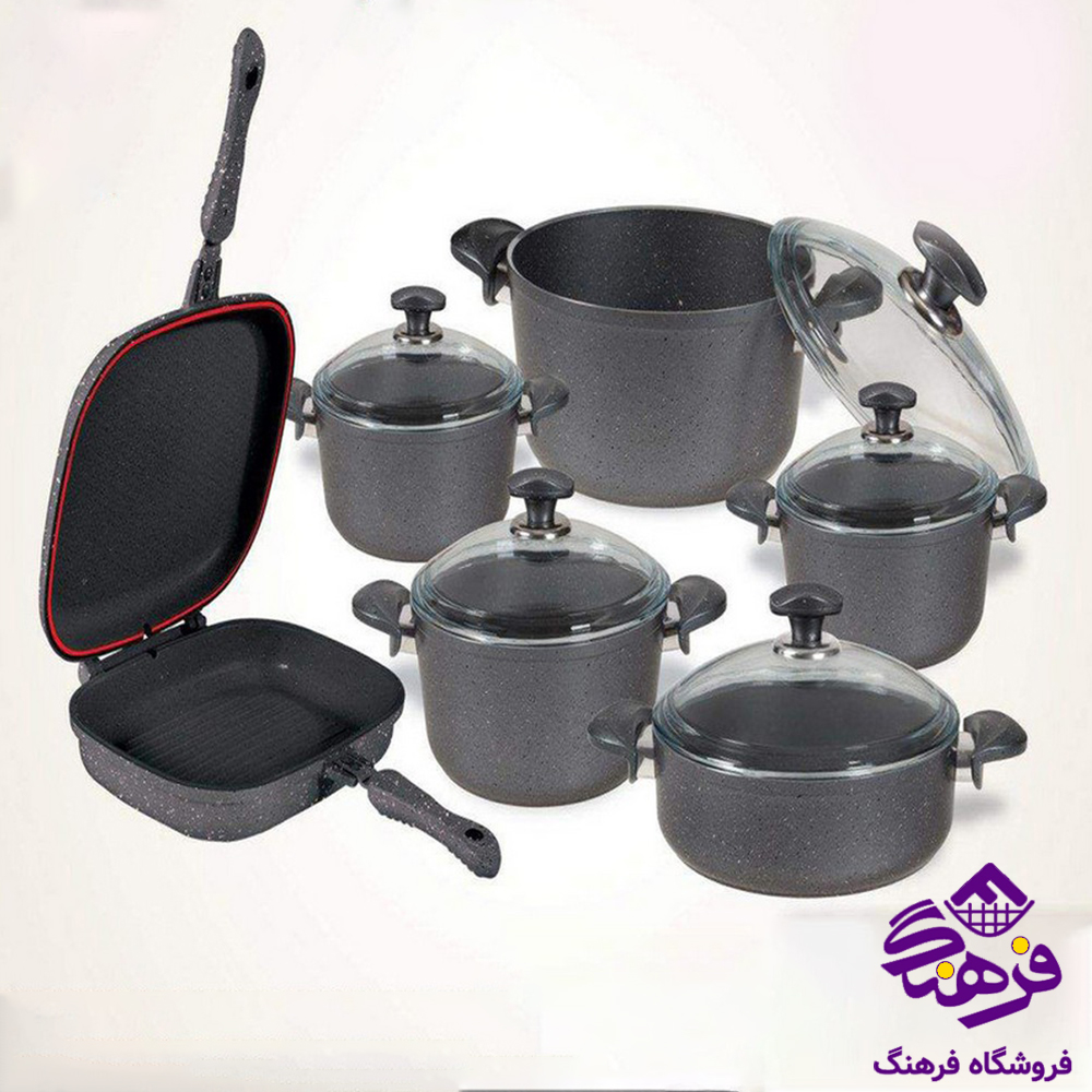 سرویس قابلمه پویان 12پارچه فورج PMT