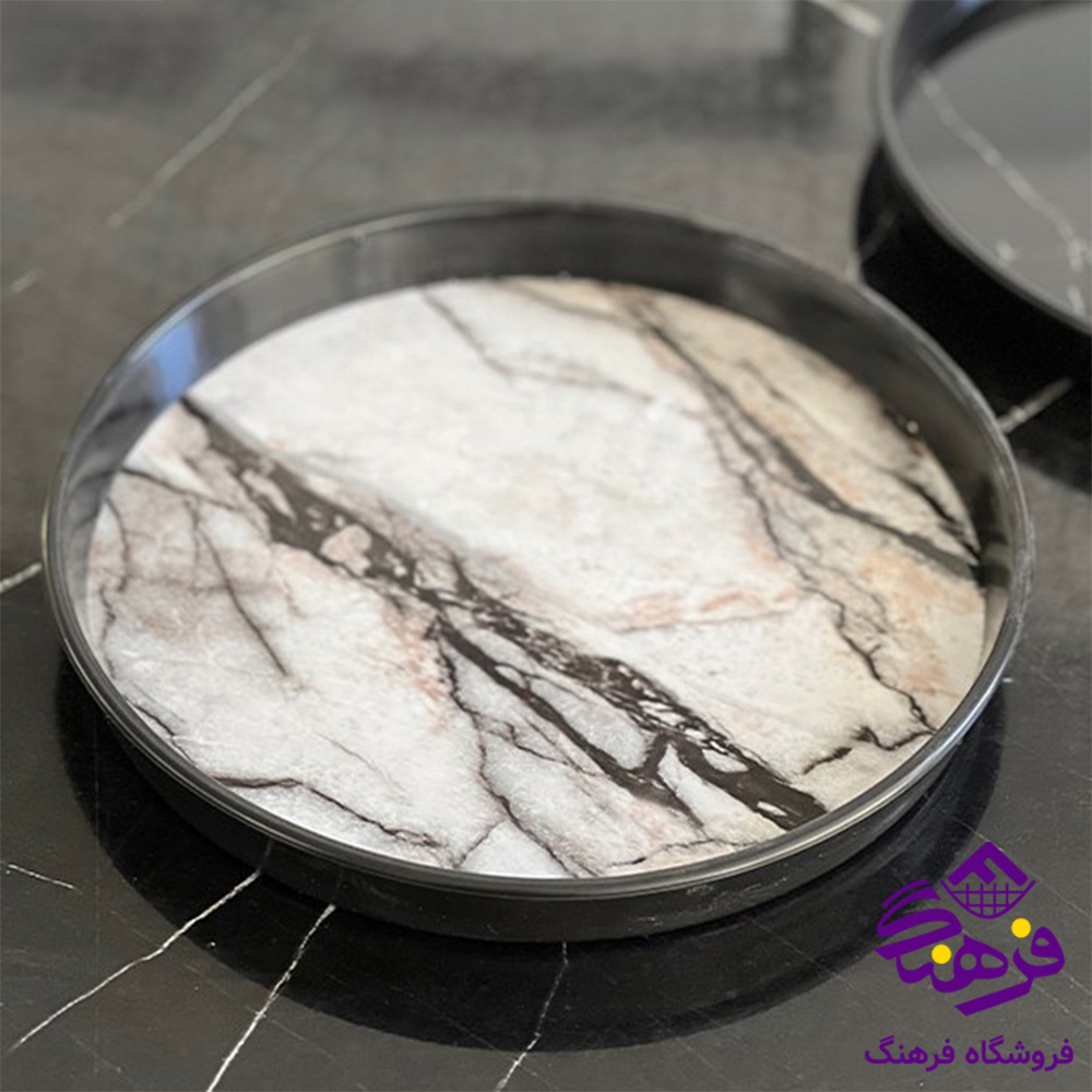 سینی رایکا طرح سنگ گرد بزرگ