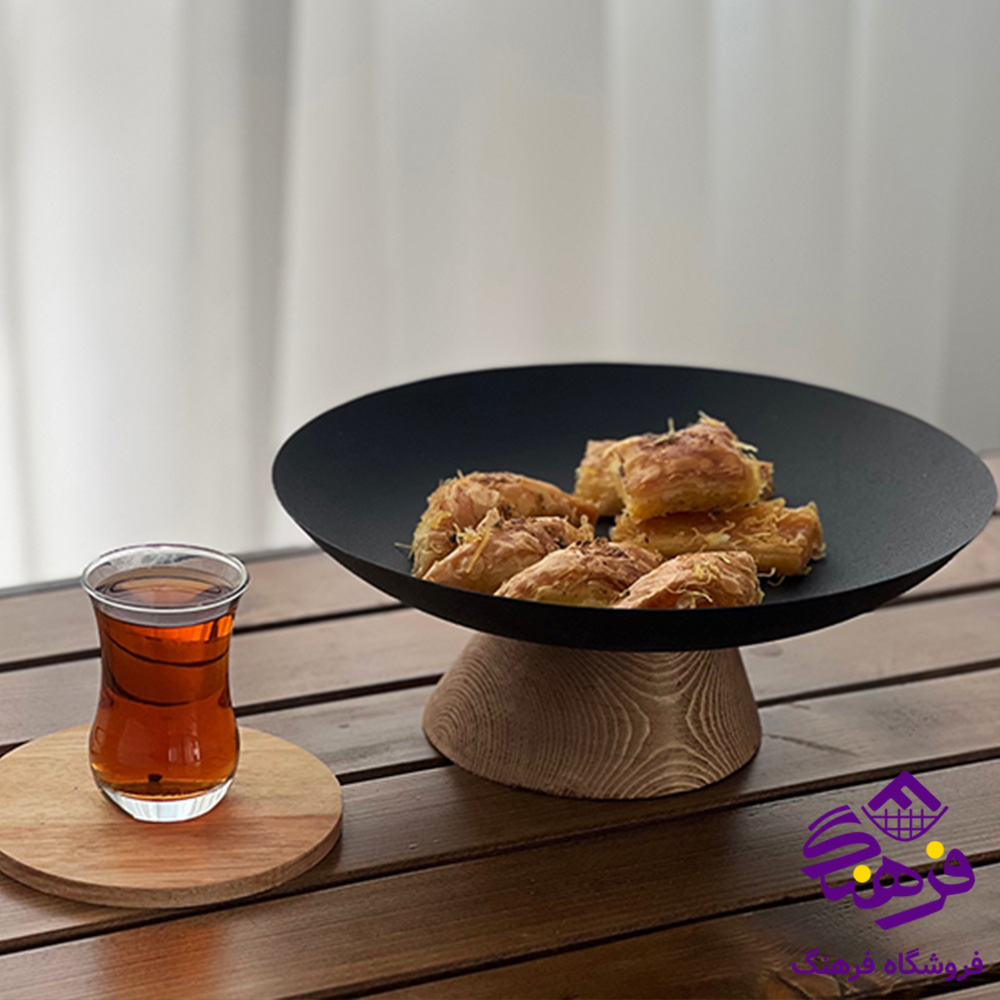 شیرینی خوری رایکا پایه چوبی