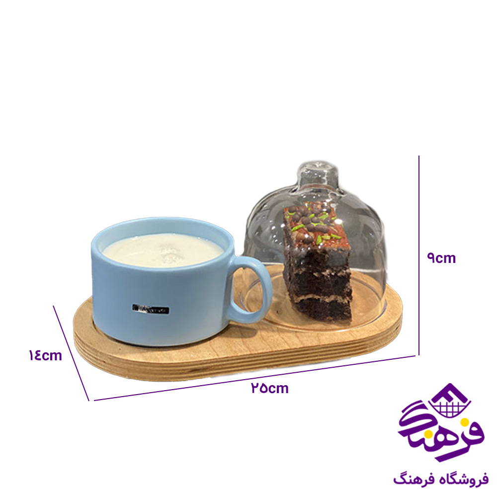 کاپ کیک و فنجان رایکا کف چوب