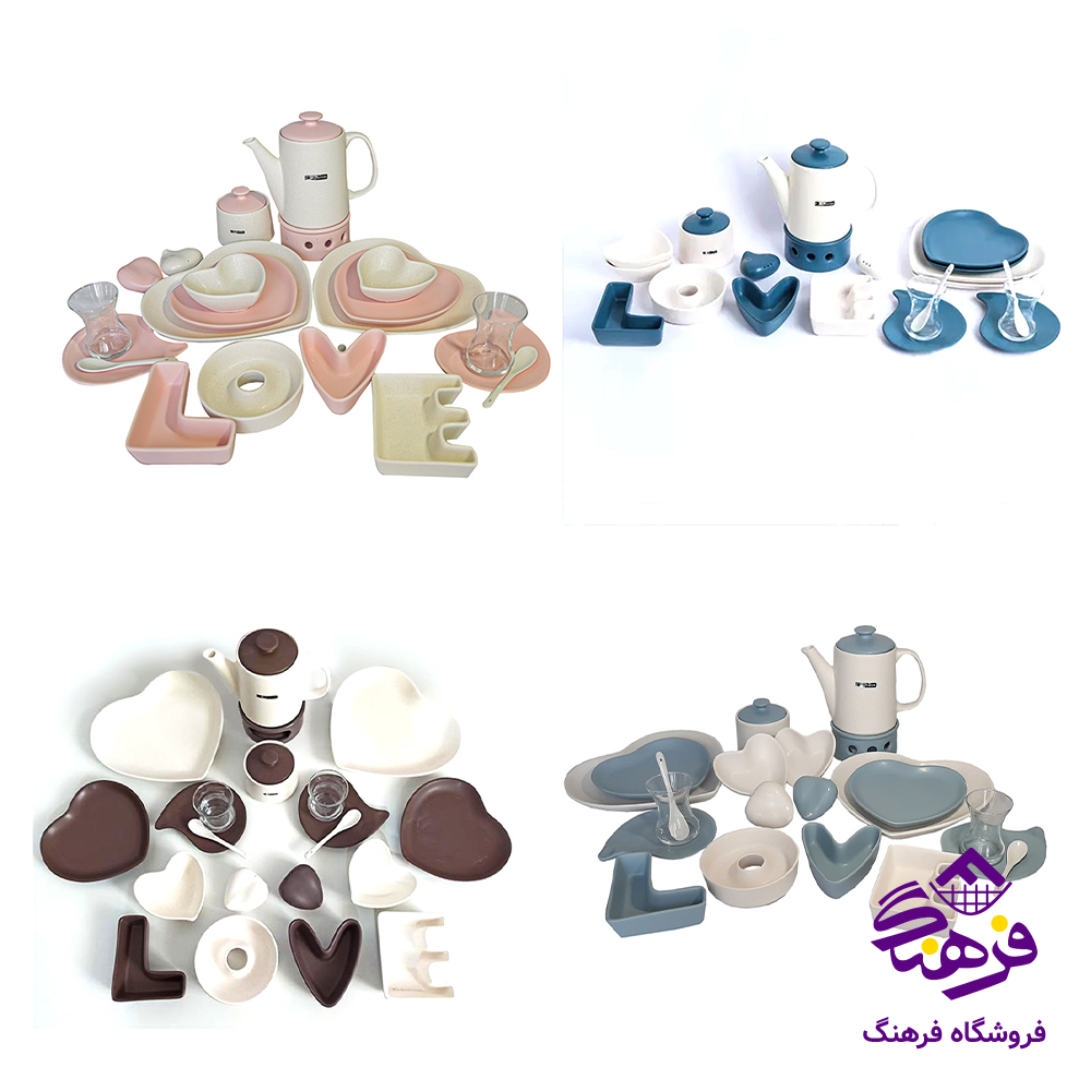 صبحانه خوري 2نفره اي سرام پيزا