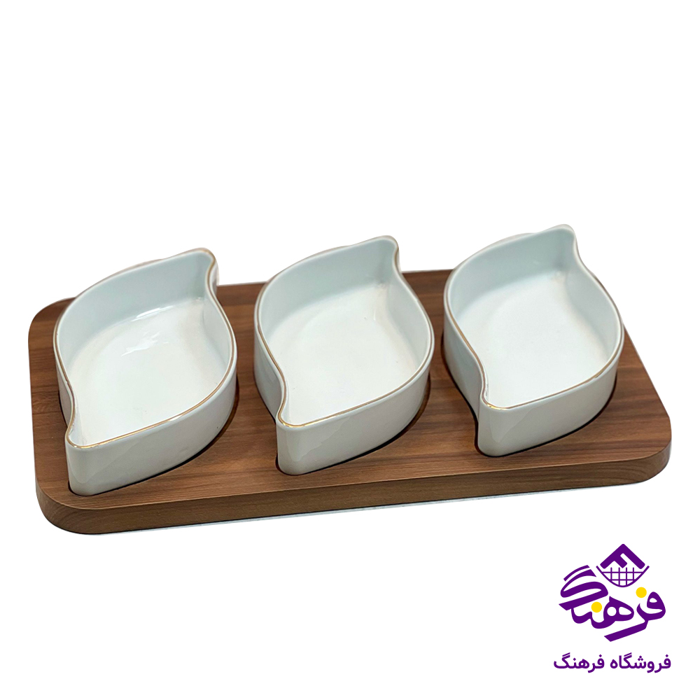 اردو رایکا کف چوب سرامیکی (3عددی)