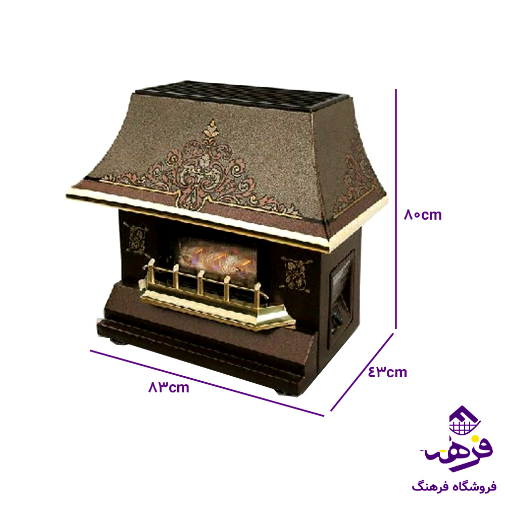 بخاري ايران شومينه اذران 150