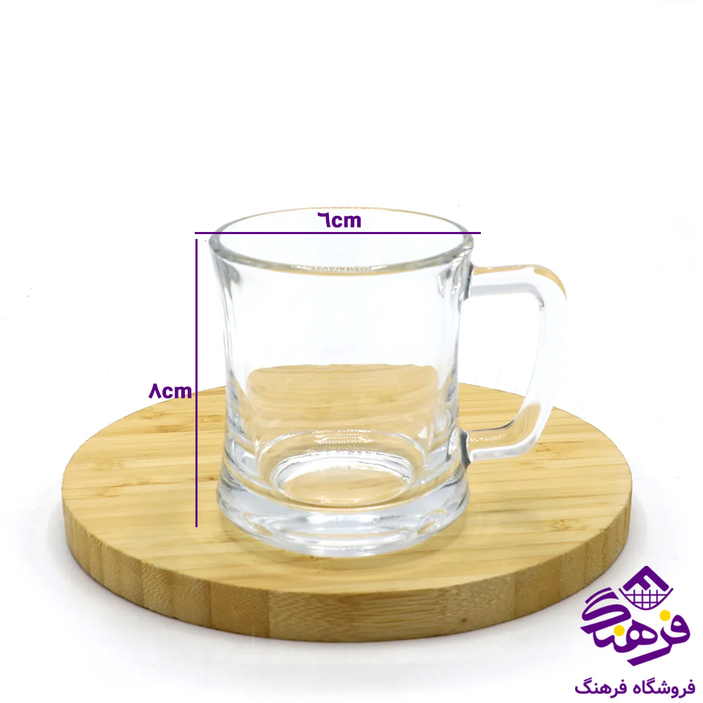 استکان ونیز دسته دار کادو زنگان 6دک 1437