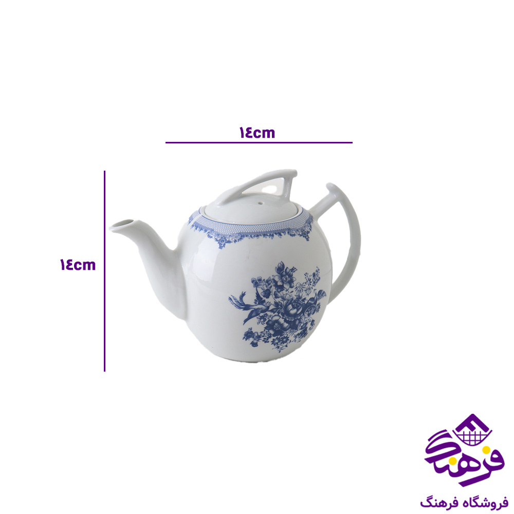 قوری نگین متوسط-(18دک)
