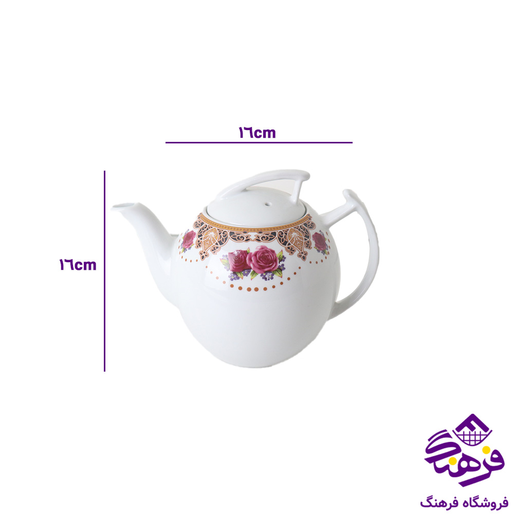 قوری نگین بزرگ-(18دک)