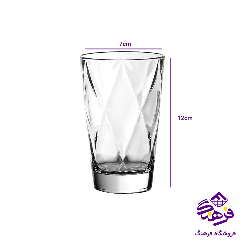 لیوان اکوا لوزی کادو زنگان 1107