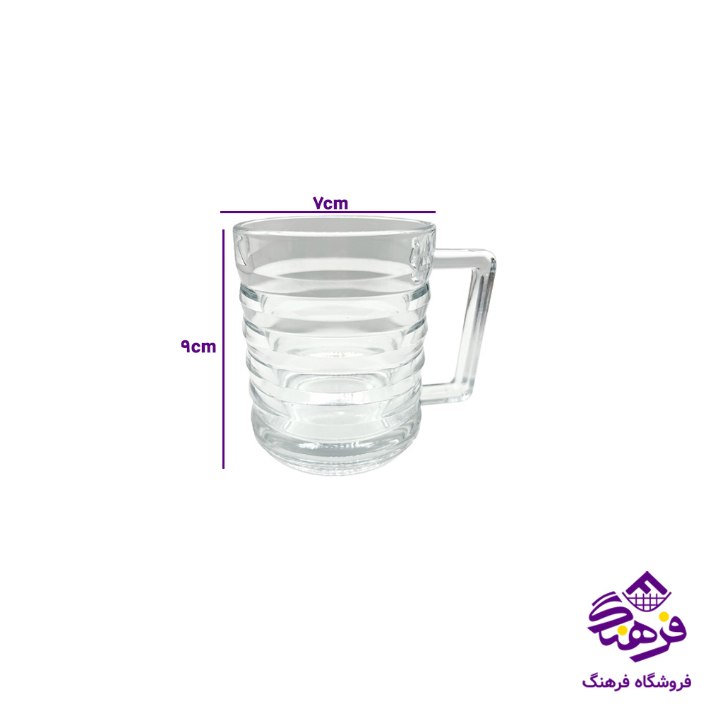 لیوان لاین دسته دار کادو زنگان (8دک) 1432