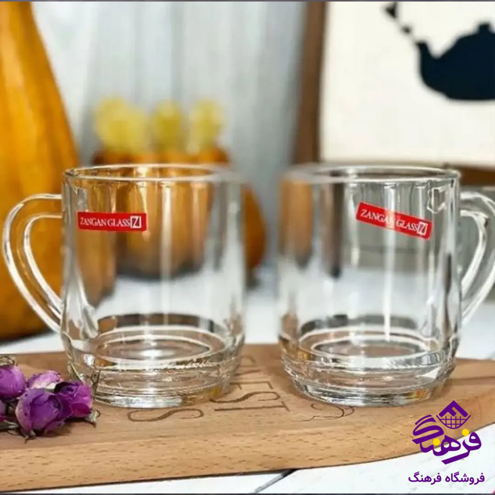نیم لیوان راشل دسته دار کادو زنگان 1404 8دک