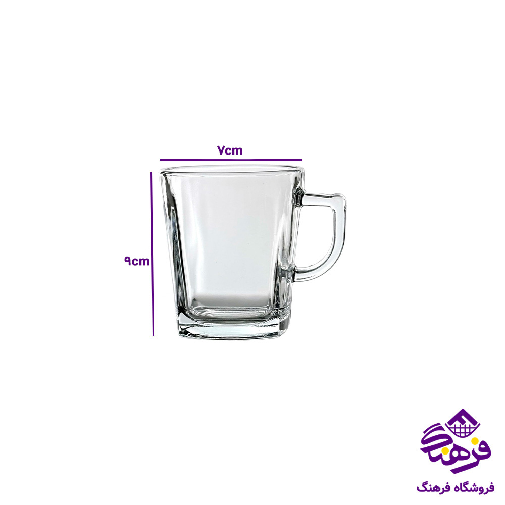 نیم لیوان لیدو دسته دار کادو زنگان 1442 8دک