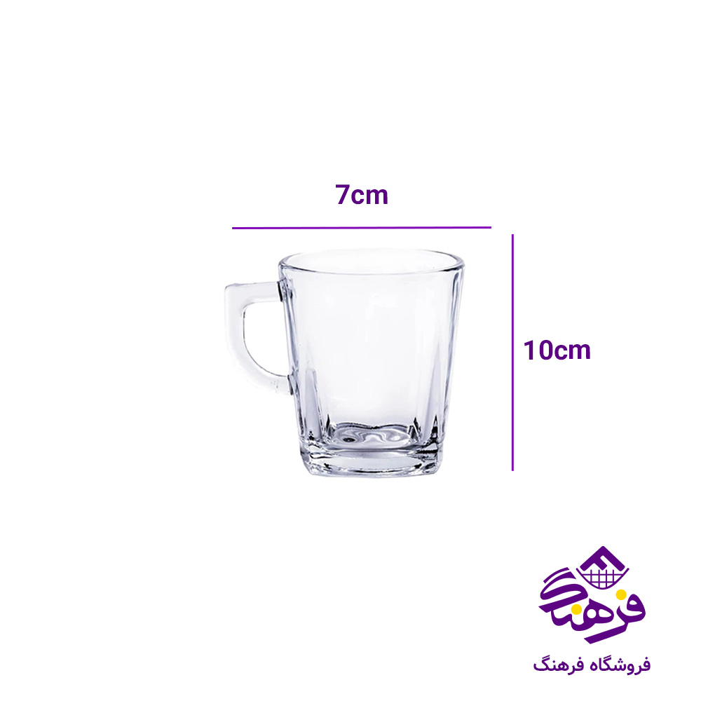 لیوان لیدو دسته دار کادو زنگان 1430 (8دک)