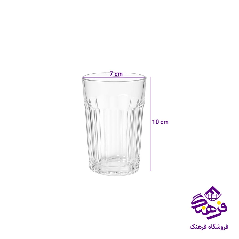 لیوان بلور زنگان مدل کلاسیک 1145 ( 6 عددی )