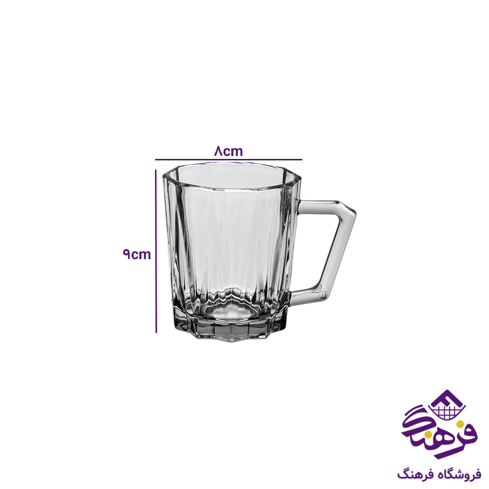 نيم ليوان سورنا دسته دار کادو زنگان 8دک 1422