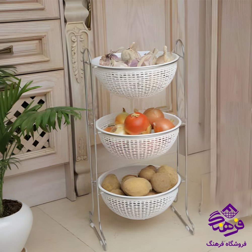 جا سيب زميني پياز هومکت 3طبقه مايا گرد