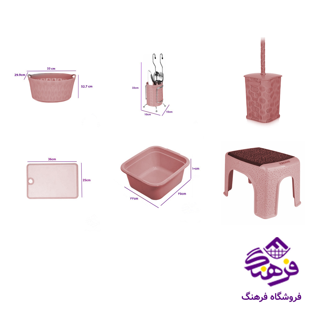 جهيزيه هومکت فلورا 56پارچه کرپ