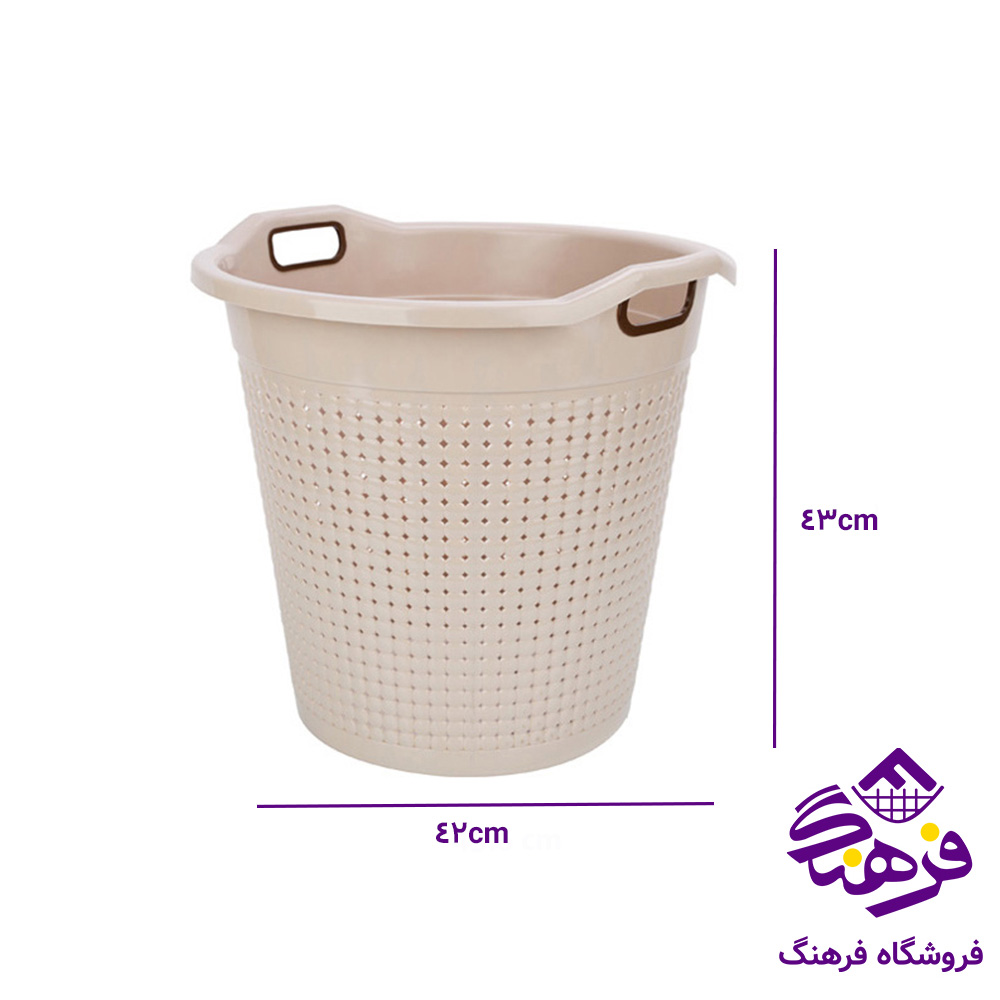 سبد رخت گرد متوسط طرح مایا هوم کت