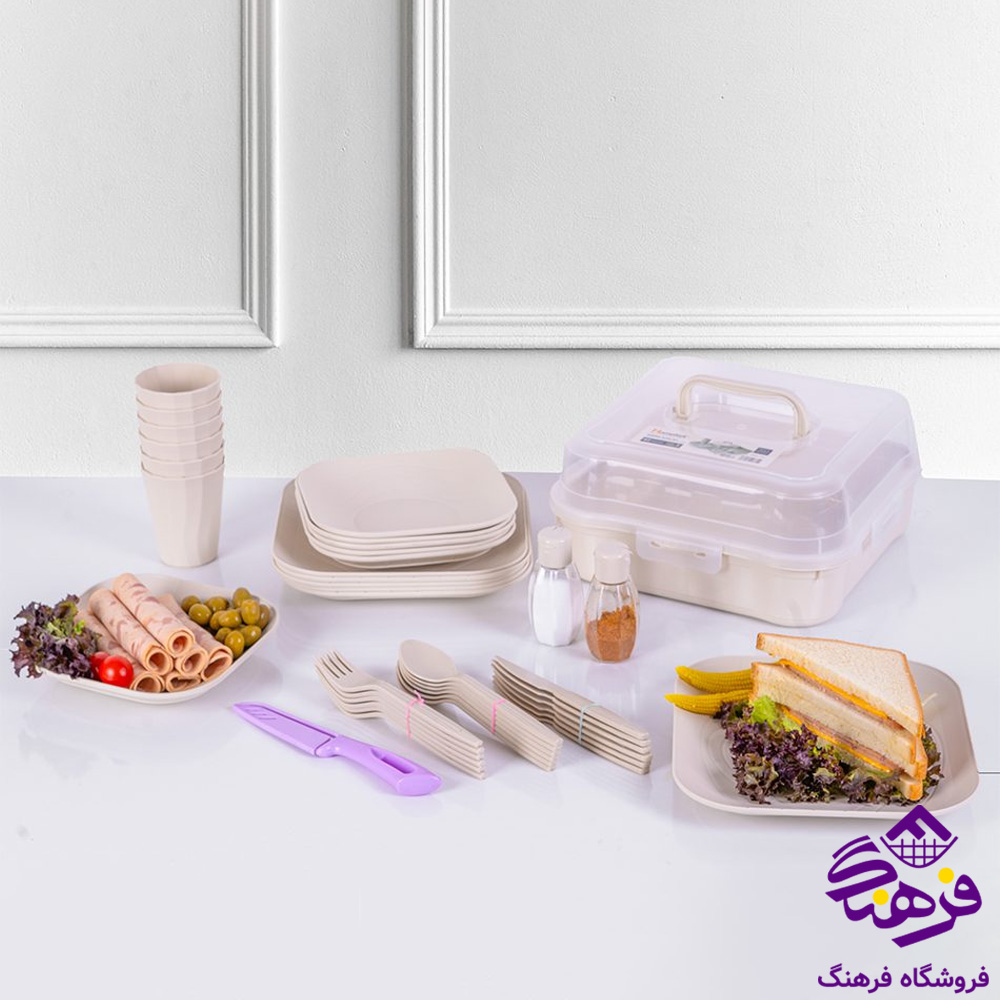 سفری سانیا 42پارچه 6نفره هومکت 3552