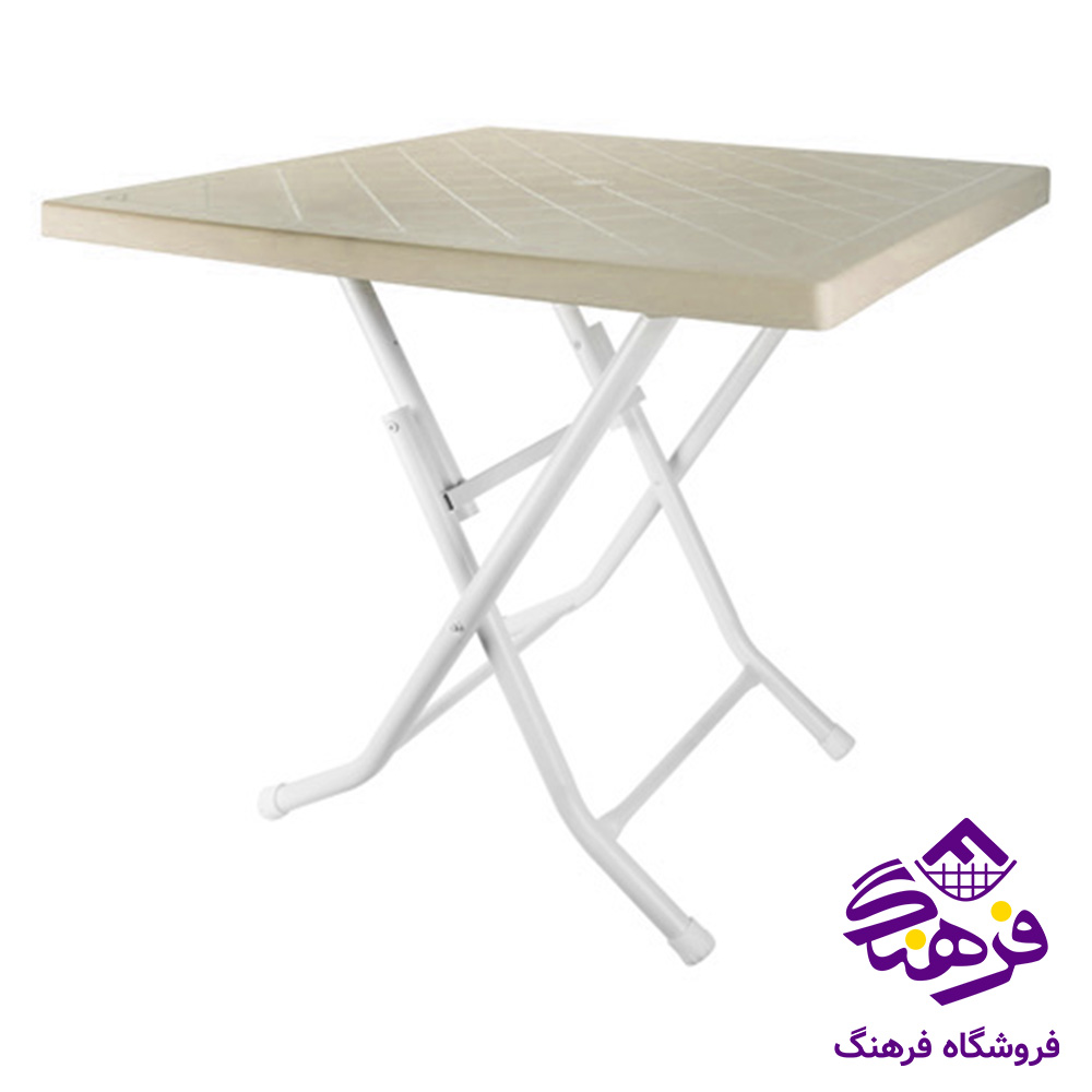 میز 6 نفره پایه فلزی هوم کت