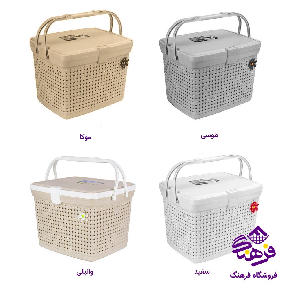 سبد پیک نیک هومکت مدل مایا سایز بزرگ کد 3107