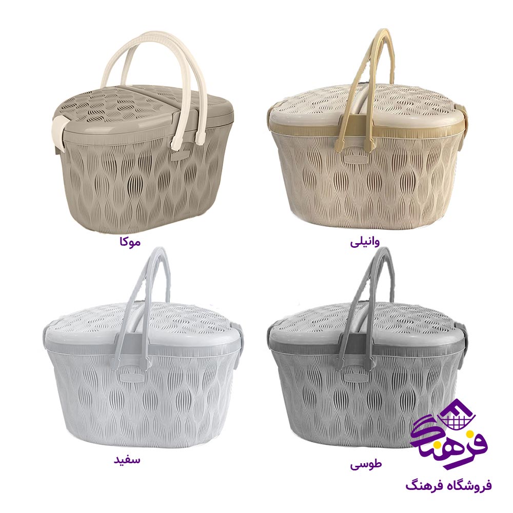 سبد پیک نیک 2 درب هومکت مدل فلورا کد 3115