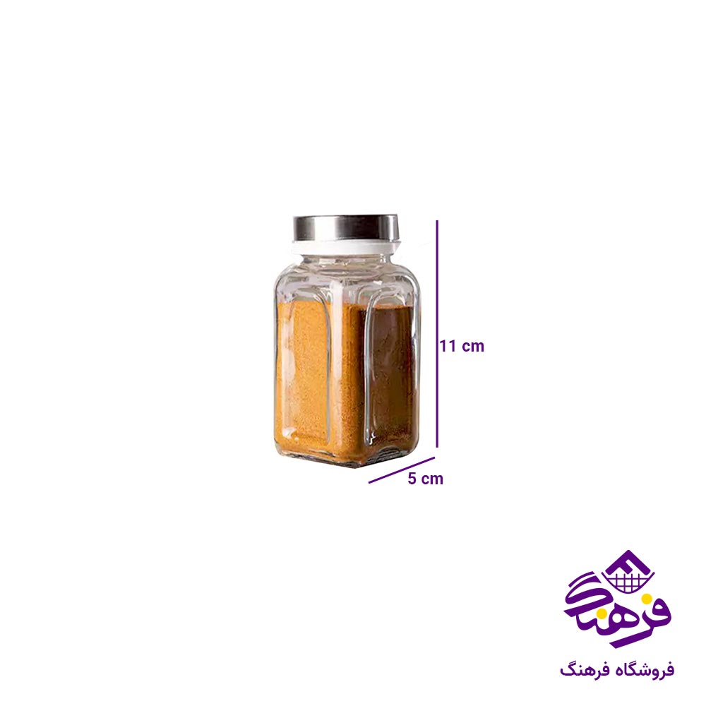 جا ادویه کندی درب فلزی بلور کاوه