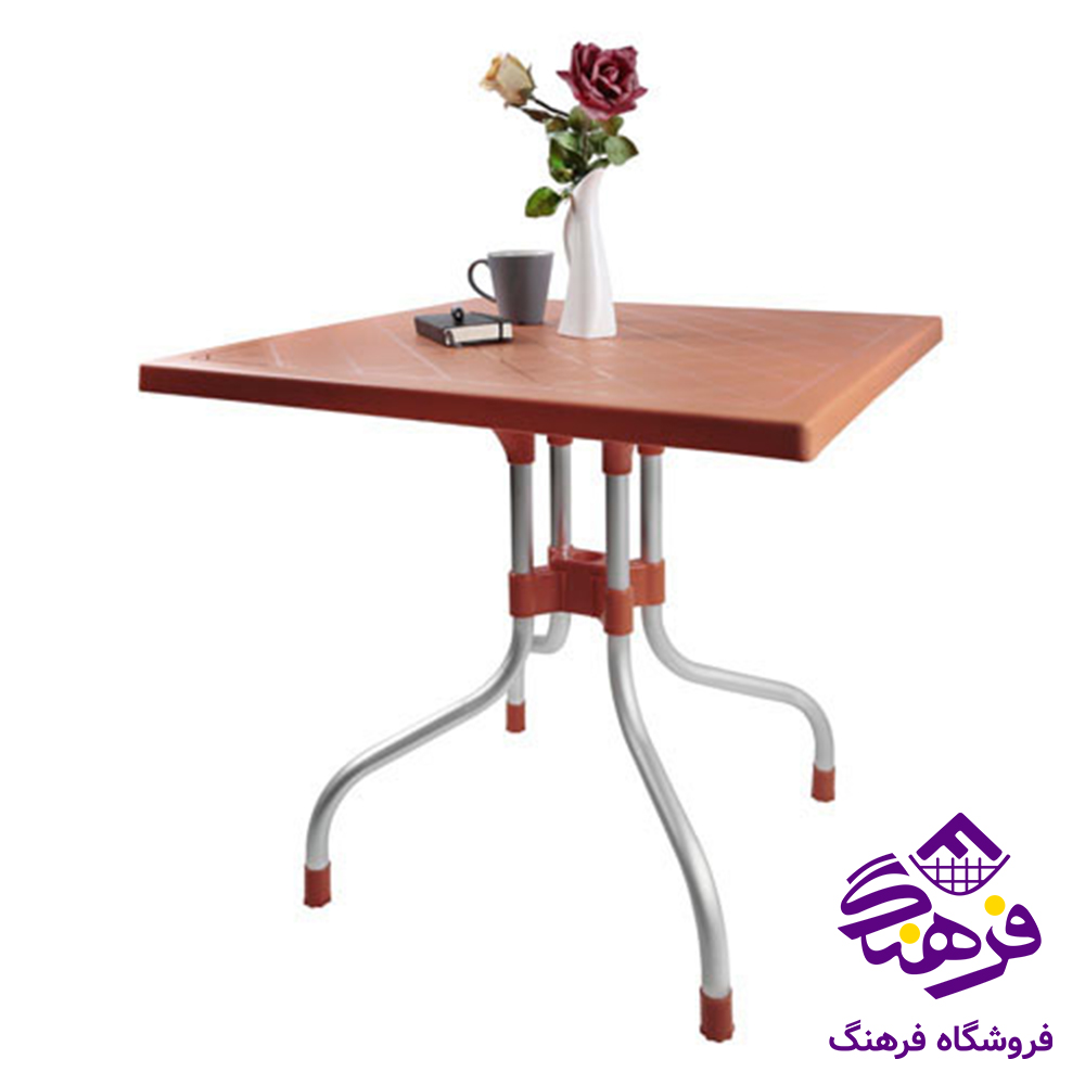 ميز هومکت 4 نفره 80 *80