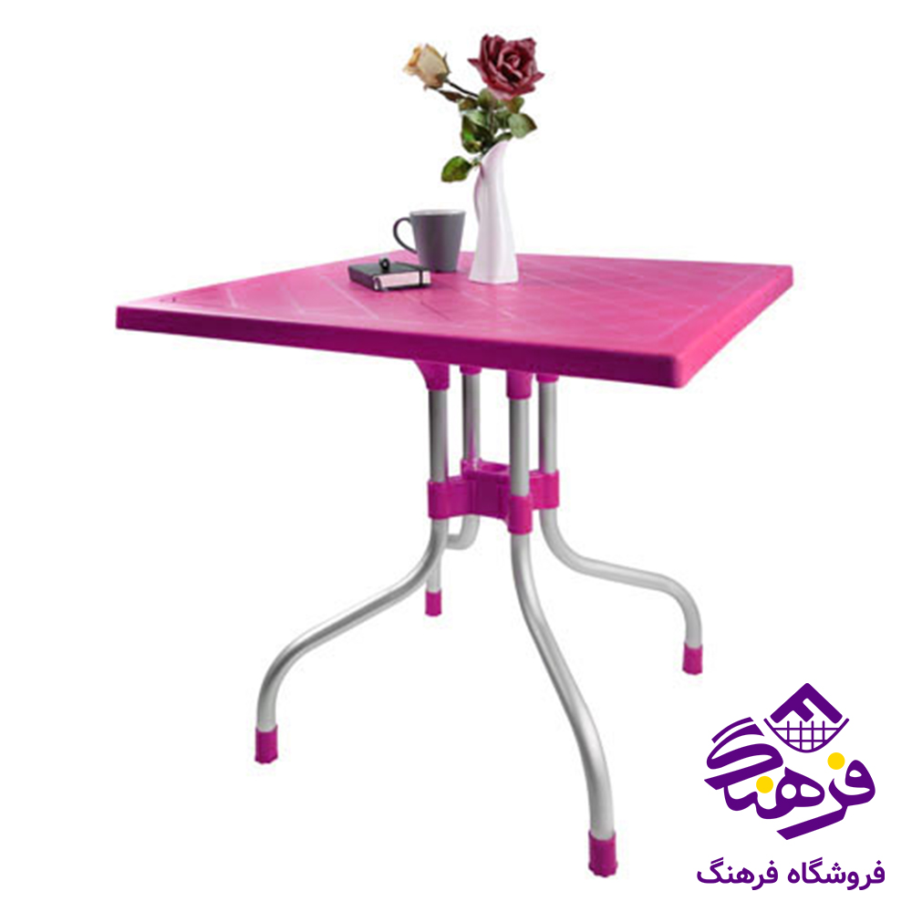 ميز هومکت 4 نفره 80 *80
