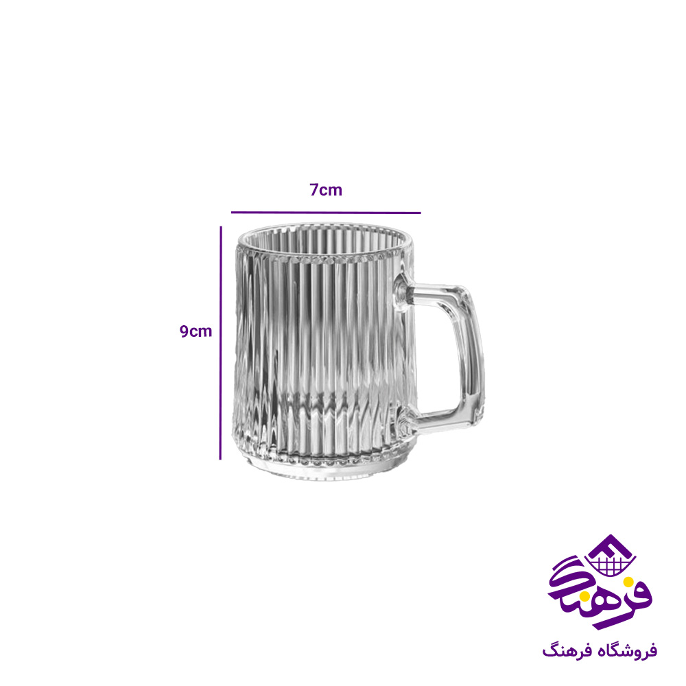 لیوان کلارا دسته دار کادویی اصفهان 494
