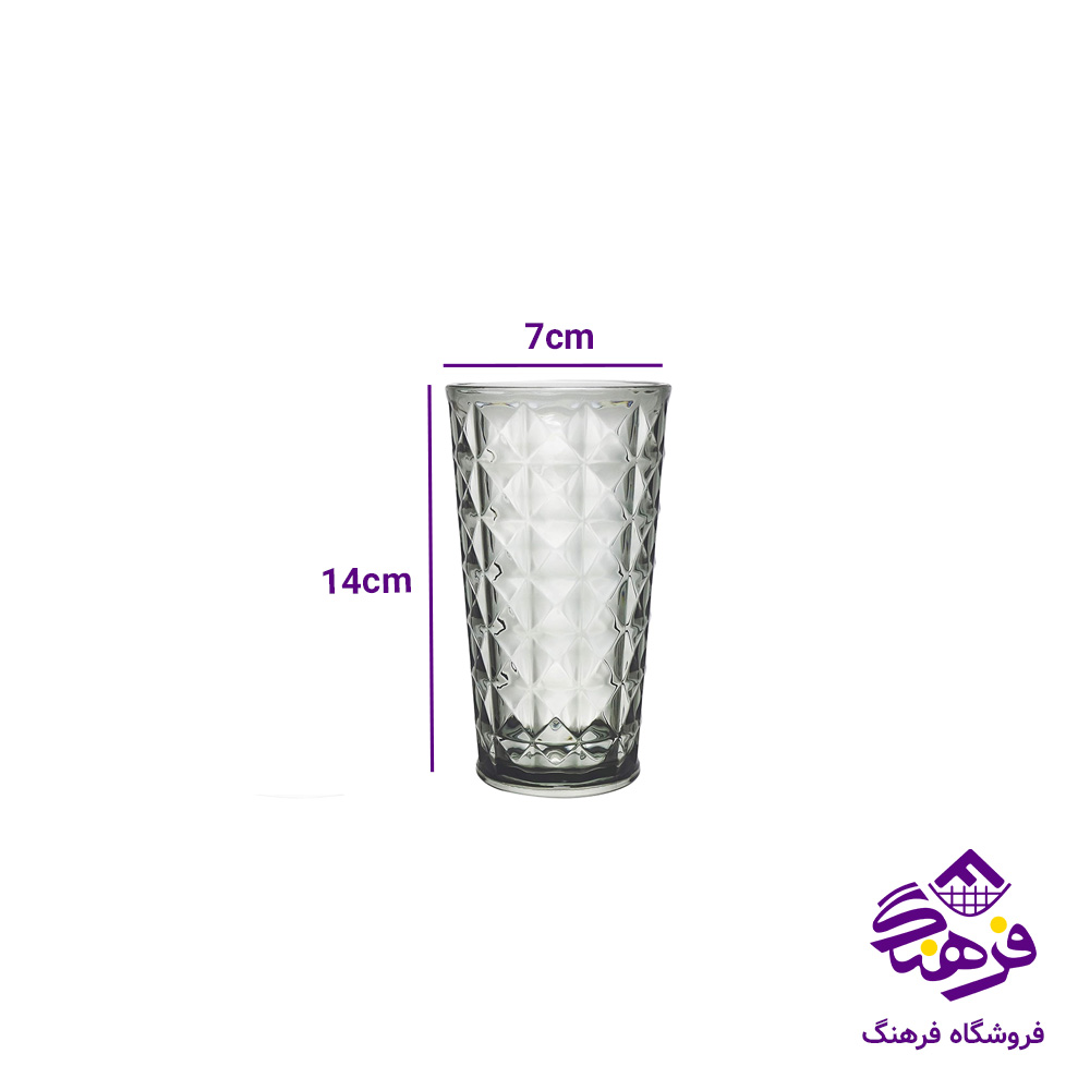 لیوان اکوامارین 330 کادو نوری تازه