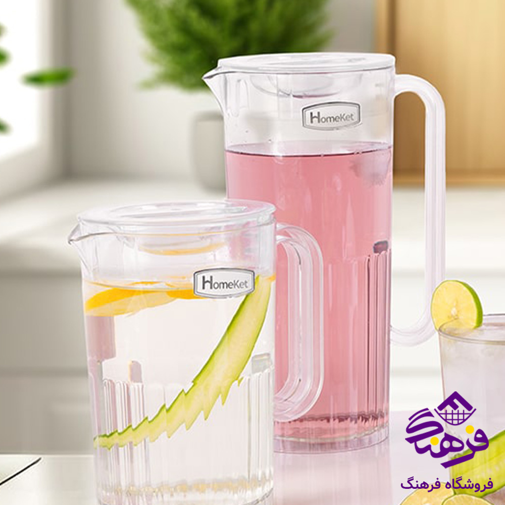 پارچ هومکت لیان شفاف بلند