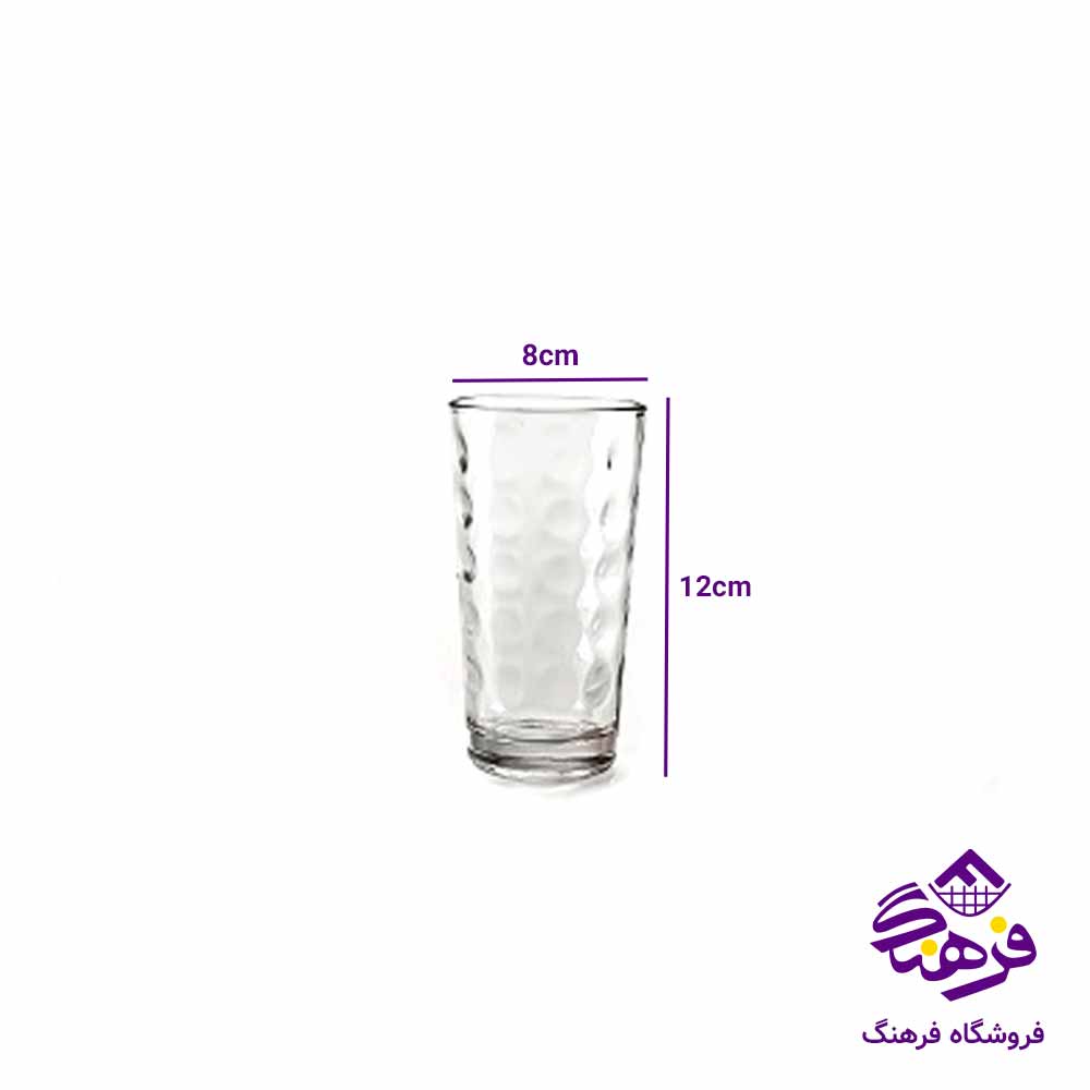  لیوان بلورکاوه مدل کلاسیک بابل (6عددی)