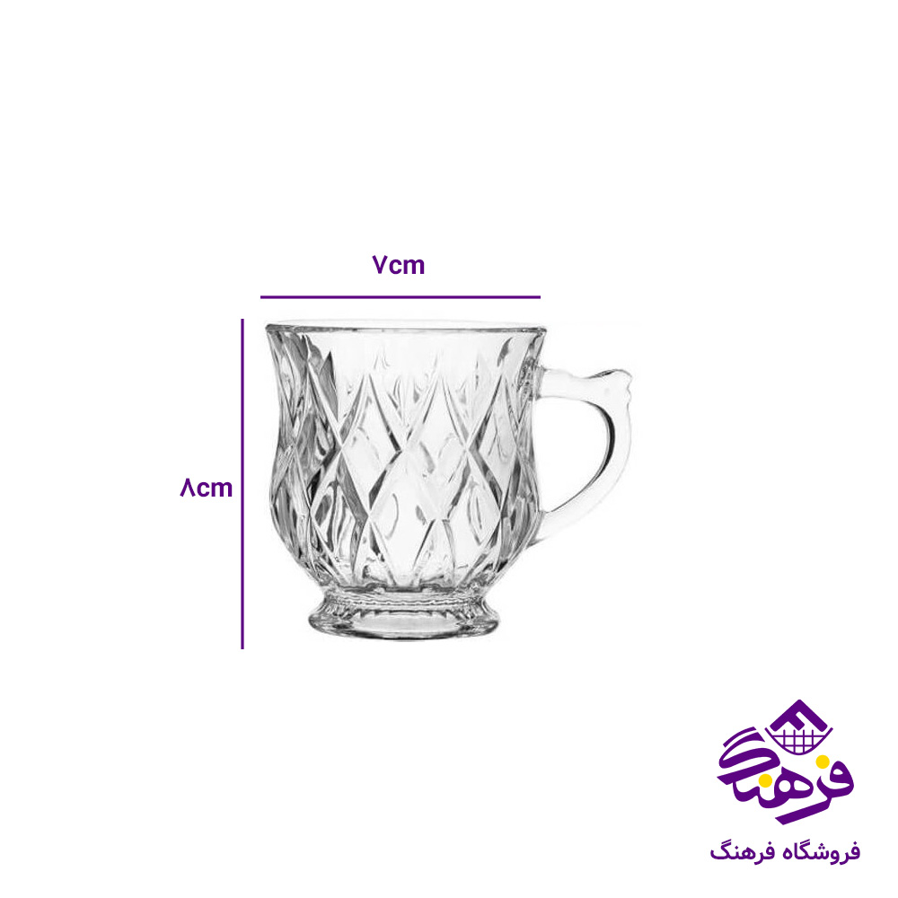 فنجان پاریس کادو نوری (8 دک)