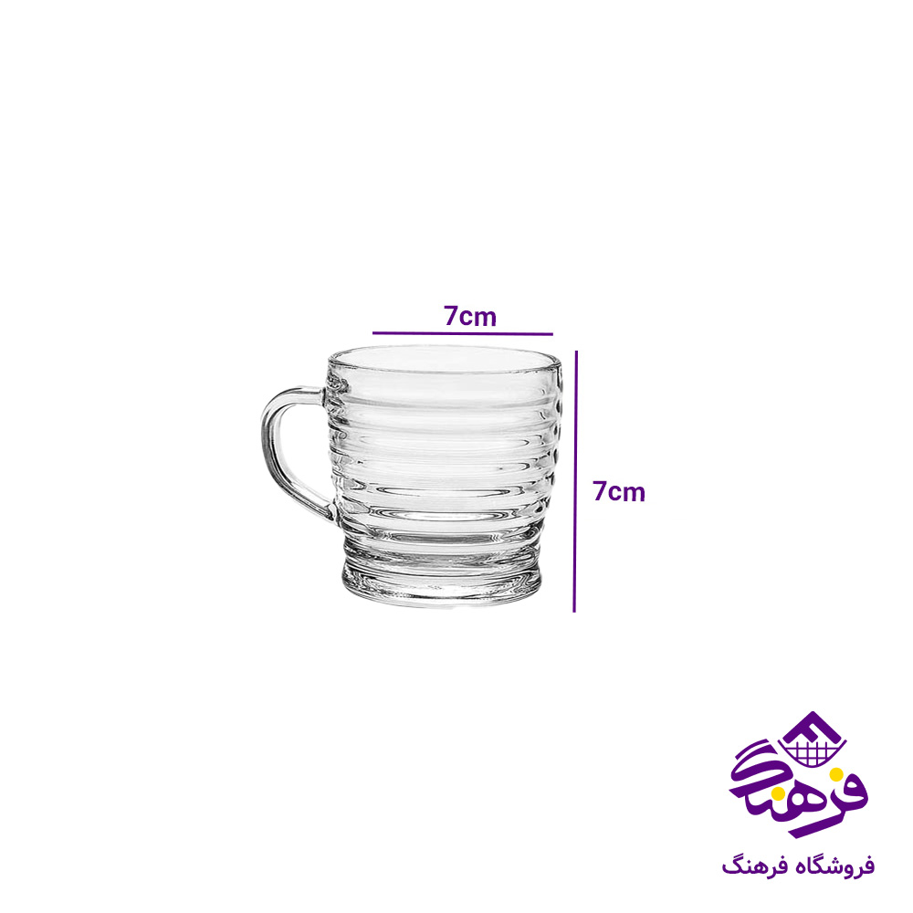 نیم لیوان اتلانتا دسته دار کادو کاوه