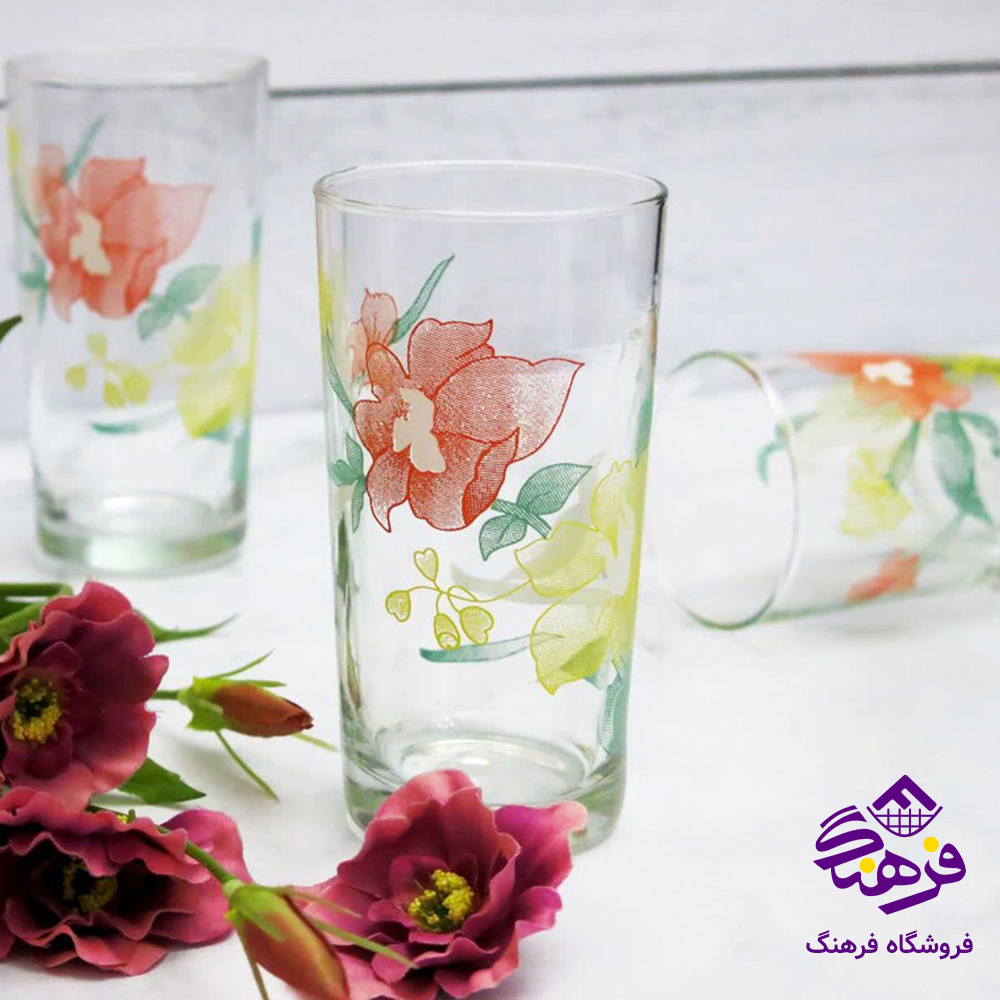 لیوان کلاسیک چاپی فله کاوه (36عددی)