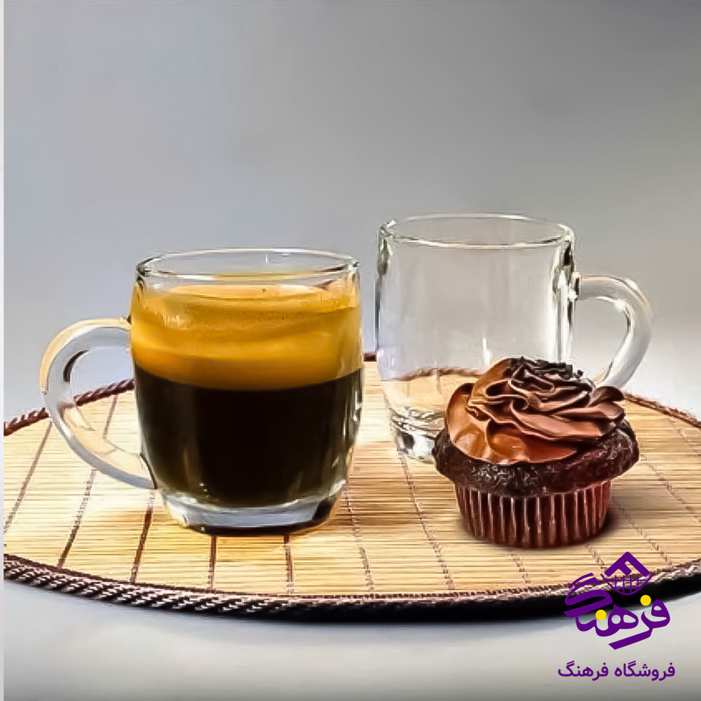 نیم لیوان اتن دسته دار فله کاوه (36عددی)
