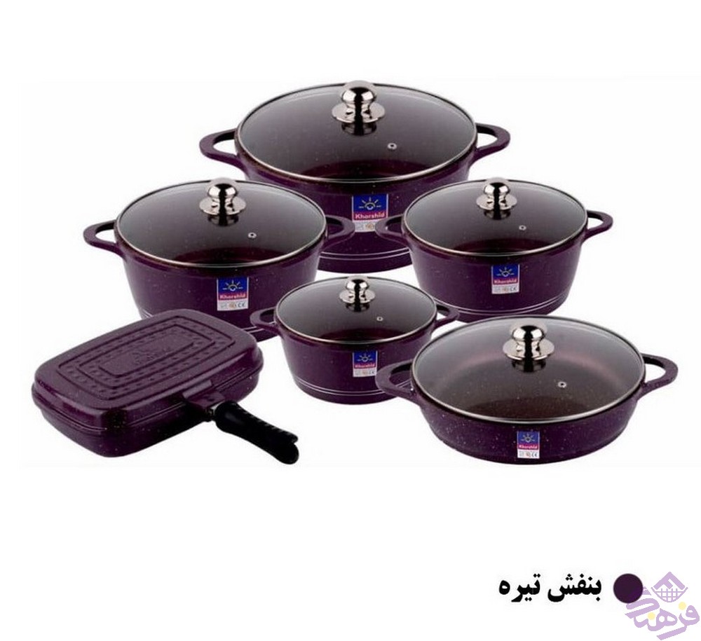 سرویس قابلمه 12پارچه گرانیت خورشید