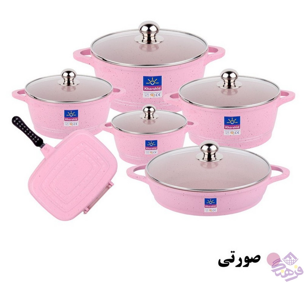 سرویس قابلمه 12پارچه گرانیت خورشید